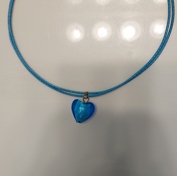 Jewelry - Blue Heart Necklace